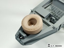 画像5: E.T.MODEL[P35-119]1/35 現用 アメリカ M747 重機材セミトレーラー 自重変形タイヤ(モンモデル用)