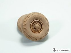 画像3: E.T.MODEL[P35-123]1/35 WWII ドイツ Sd.Ah.116戦車運搬用トレーラー 自重変形タイヤ(タミヤ用)