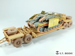 画像4: E.T.MODEL[P35-123]1/35 WWII ドイツ Sd.Ah.116戦車運搬用トレーラー 自重変形タイヤ(タミヤ用)