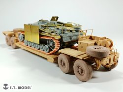 画像5: E.T.MODEL[P35-123]1/35 WWII ドイツ Sd.Ah.116戦車運搬用トレーラー 自重変形タイヤ(タミヤ用)