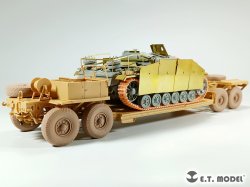 画像6: E.T.MODEL[P35-123]1/35 WWII ドイツ Sd.Ah.116戦車運搬用トレーラー 自重変形タイヤ(タミヤ用)