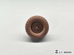 画像11: E.T.MODEL[P35-136]1/35 WWII ドイツ シュビムワーゲン166型用自重変形タイヤ 幅広タイプ(タミヤ用)