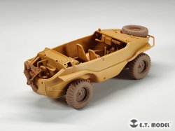 画像8: E.T.MODEL[P35-136]1/35 WWII ドイツ シュビムワーゲン166型用自重変形タイヤ 幅広タイプ(タミヤ用)