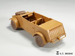 画像7: E.T.MODEL[P35-138]1/35 WWII ドイツ キューベルワーゲン82型用自重変形タイヤ 幅狭タイプ(タミヤ用)