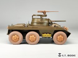 画像9: E.T.MODEL[P35-150]1/35 WWII アメリカ M8グレイハウンド/M20高速偵察車用自重変形タイヤ(タミヤ用)
