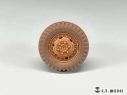 画像10: E.T.MODEL[P35-150]1/35 WWII アメリカ M8グレイハウンド/M20高速偵察車用自重変形タイヤ(タミヤ用)