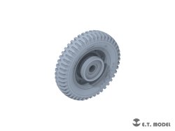 画像3: E.T.MODEL[P35-156]1/35 WWII アメリカ ジープ・ウィリスMB 1/4トン4x4トラック用自重変形タイヤ(タミヤ用)