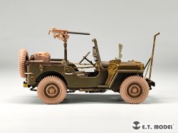 画像10: E.T.MODEL[P35-156]1/35 WWII アメリカ ジープ・ウィリスMB 1/4トン4x4トラック用自重変形タイヤ(タミヤ用)