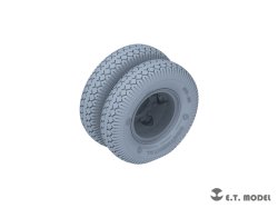 画像4: E.T.MODEL[P35-160]1/35 WWII ドイツ L4500Aカーゴトラック 自重変形タイヤセット(ズベズダ3596用)