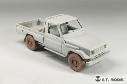 画像8: E.T.MODEL[P35-162]1/35 現用 ピックアップトラック 自重変形タイヤセット タイプ1(モンモデル用)