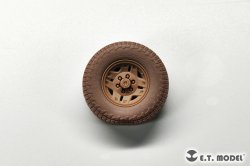画像11: E.T.MODEL[P35-163]1/35 現用 ピックアップトラック 自重変形タイヤセット タイプ2(モンモデル用)