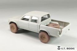 画像6: E.T.MODEL[P35-163]1/35 現用 ピックアップトラック 自重変形タイヤセット タイプ2(モンモデル用)