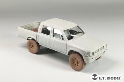 画像8: E.T.MODEL[P35-163]1/35 現用 ピックアップトラック 自重変形タイヤセット タイプ2(モンモデル用)