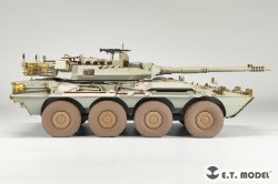 画像10: E.T.MODEL[P35-164]1/35 現用 イタリア チェンタウロB1戦闘偵察車 自重変形タイヤセット(トランペッター用)