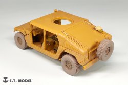 画像6: E.T.MODEL[P35-173]1/35 現用 アメリカ M1114ハンヴィー 自重変形タイヤセット(ブロンコ用)