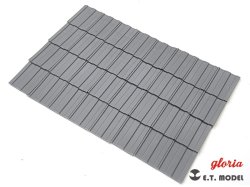 画像4: E.T.MODEL[P35-204]1/35 WWII ジオラマ素材 第二次大戦の屋根瓦 ラドロータイプ