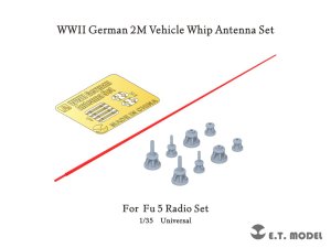 画像1: E.T.MODEL[P35-243]1/35 WWII ドイツ 2mアンテナセット(Fu 5無線機用) (1)