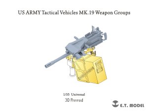 画像1: E.T.MODEL[P35-249]1/35 現用 アメリカ Mk.19 車載型40mmグレネードランチャー (1)