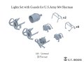 E.T.MODEL[P35-260]1/35 WWII アメリカ M4シャーマン用ライト/ライトガードセット