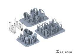 画像3: E.T.MODEL[P35-260]1/35 WWII アメリカ M4シャーマン用ライト/ライトガードセット