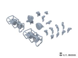 画像2: E.T.MODEL[P35-268]1/35 現用 ソビエト/ロシア T-55戦車シリーズ用 ライトセット(2両分入)