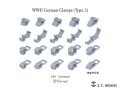 E.T.MODEL[P35-278]1/35 WWII ドイツ クランプセット タイプ2(160個入)