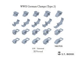 画像1: E.T.MODEL[P35-278]1/35 WWII ドイツ クランプセット タイプ2(160個入)