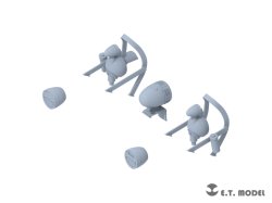画像2: E.T.MODEL[P35-288]1/35 WWII アメリカ M8グレイハウンド/M20高速偵察車用ライト/ライトガードセット