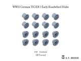 E.T.MODEL[P35-295]1/35 WWII ドイツ タイガーI初期型 転輪ハブ(16個入)