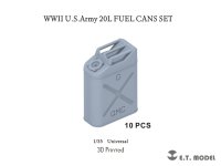 E.T.MODEL[P35-324]1/35 WWII アメリカ 20Lジェリカン(10個入)