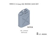E.T.MODEL[P35-325]1/35 WWII アメリカ 20L水用ジェリカン(10個入)