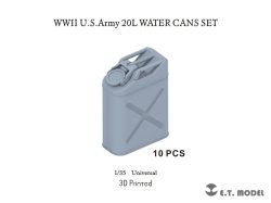 画像1: E.T.MODEL[P35-325]1/35 WWII アメリカ 20L水用ジェリカン(10個入)