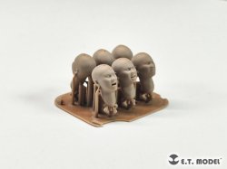 画像4: E.T.MODEL[P35-339]1/35 汎用 アジア系フィギュアヘッドセット タイプ1(6個入)