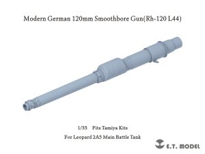 画像1: E.T.MODEL[P35-343]1/35 現用 ドイツ レオパルド2A5主力戦車 120mm Rh-120 L/44滑腔砲 砲身(タミヤ用) (1)