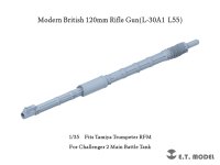 E.T.MODEL[P35-346]1/35 現用 イギリス チャレンジャー2主力戦車 120mm L30A1 L/55砲 砲身(タミヤ用)