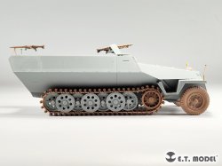画像9: E.T.MODEL[P35-406]1/35 WWII ドイツ Sd.Kfz.251装甲兵員輸送車/Sd.Kfz.11 3トンハーフトラック用連結可動履帯/起動輪/誘導輪基部セット 後期タイプ