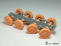 画像5: E.T.MODEL[P35-110A]1/35 WWII ドイツSd.Kfz.234用小径ホイール自重変形タイヤパターン混成仕様セット(3Dプリンター)