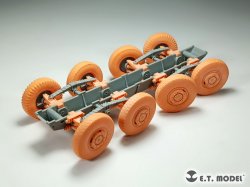 画像4: E.T.MODEL[P35-110B]1/35 WWII ドイツSd.Kfz.234用大径ホイール自重変形タイヤパターン混成仕様セット(3Dプリンター)