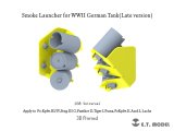 E.T.MODEL[P35-210]1/35 WWII ドイツ戦車用スモークランチャー 後期仕様(3Dプリンター)