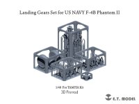 E.T.MODEL[P48-001]1/48 現用 アメリカ海軍 F-4BファントムII戦闘機 降着装置セット(タミヤ用)