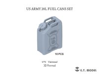 E.T.MODEL[P72-002]1/72 現用 アメリカ陸軍 20L燃料缶セット(10個入)