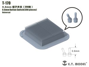 画像1: E.T.MODEL[T-170]汎用 0.6mm高 トグルスイッチ(390個入) (1)