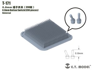 画像1: E.T.MODEL[T-171]汎用 0.8mm高 トグルスイッチ(390個入) (1)