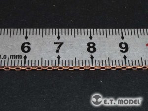 画像1: E.T.MODEL[T-016]真鍮チェーン(2.0mm*1.0mm Φ0.2mm) (1)