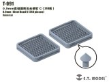 E.T.MODEL[T-091]ディテールパーツ 0.9mmリベットヘッドC(240個入)