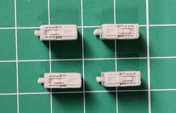 画像2: EUREKA XXL[E-077]1/35 現用 アメリカ 25mm M242ブッシュマスター機関砲弾薬ケース(M2/M3ブラッドレー/LAV-25用、4個入)