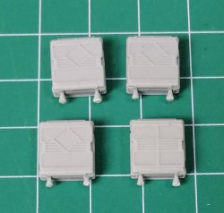 画像3: EUREKA XXL[E-077]1/35 現用 アメリカ 25mm M242ブッシュマスター機関砲弾薬ケース(M2/M3ブラッドレー/LAV-25用、4個入)
