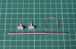 画像2: EUREKA XXL[ER-3568]1/35 WWII アメリカ駆逐戦車 M18ヘルキャット用砲身&牽引ケーブルセット(タミヤ用)