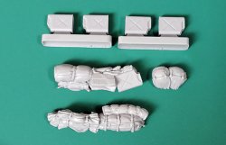 画像2: EUREKA XXL[ER-3569]1/35 WWII アメリカ駆逐戦車 M18ヘルキャット用積荷セット(タミヤ用)