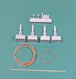 画像21: EUREKA XXL[ER-3575]1/35 現用 韓国 K2ブラックパンサー主力戦車用牽引ケーブルセット(アカデミー/ホビー2000用)